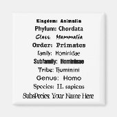 Homo Sapien Magnet (Vorne)