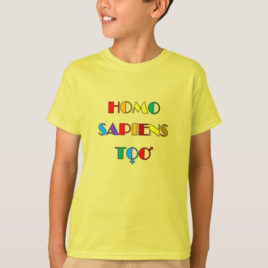 HOMO SAPIENS Kids T - Shirt (Vorderseite)