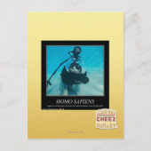 Homo Sapiens Postkarte (Vorderseite)
