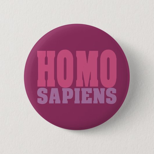 HOMO SAPIENS-Tasten Button (Vorderseite)