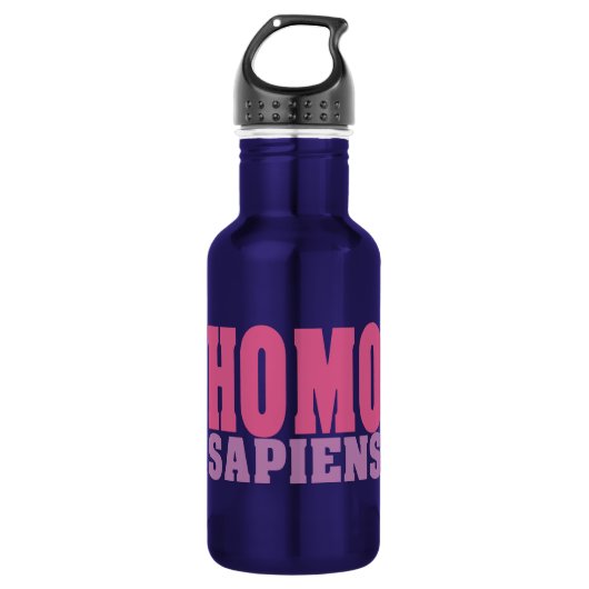 HOMO SAPIENS TRINKFLASCHE (Vorderseite)