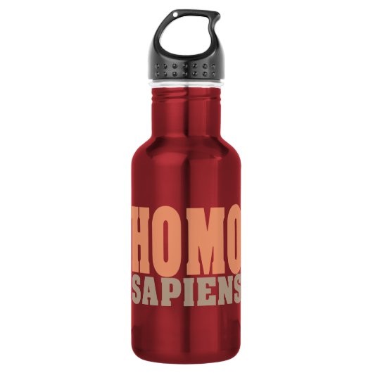 HOMO SAPIENS TRINKFLASCHE (Vorderseite)