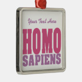 HOMO SAPIENS-Zollschmuck Silbernes Ornament (Rechts)