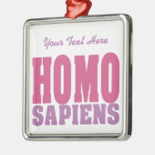 HOMO SAPIENS-Zollschmuck Silbernes Ornament (Links)