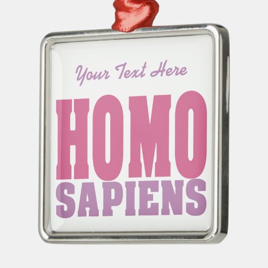 HOMO SAPIENS-Zollschmuck Silbernes Ornament (Links)