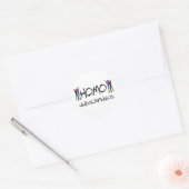 Homo Windsurfen Runder Aufkleber (Umschlag)