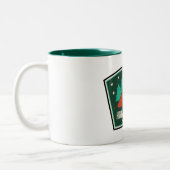 Homochitto National Forest Mississippi Camping Zweifarbige Tasse (Links)