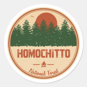 Homochitto National Forest Runder Aufkleber