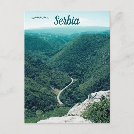 Homolje Mountains Serbien Postkarte (Vorderseite)