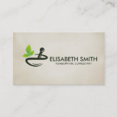 Homöopathie - Berufliche pflanzliche Medizin Visitenkarte (Vorderseite)