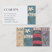 Homöopathie bucht Visitenkarte (Vorne/Hinten)