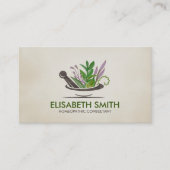 Homöopathie - Kräutermedizin - Naturopath Visitenkarte (Vorderseite)