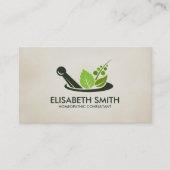 Homöopathie - Kräutermedizin Visitenkarte (Vorderseite)