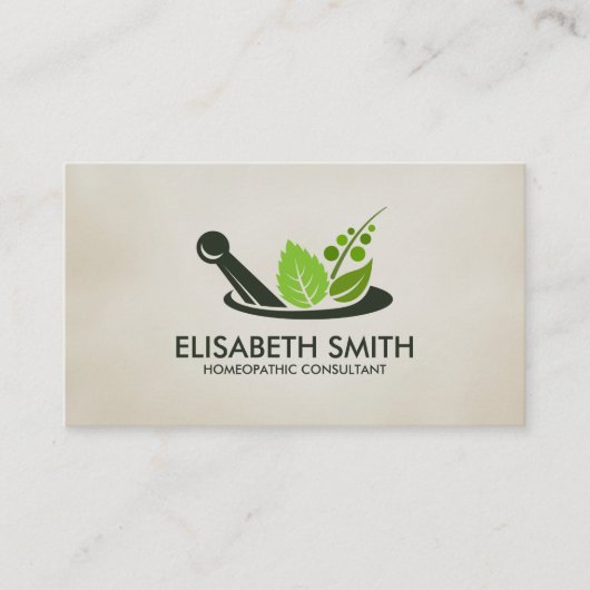 Homöopathie - Kräutermedizin Visitenkarte (Vorderseite)