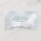 Homöopathie - Pflanzliche Medizin - Naturopath Visitenkarte (Rückseite)