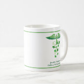 Homöopathische Medizin Wellness Center Naturopath Kaffeetasse (VorderseiteRechts)