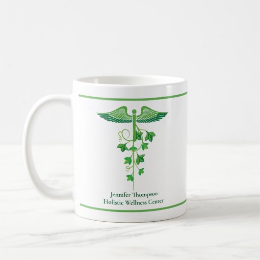 Homöopathische Medizin Wellness Center Naturopath Kaffeetasse (Links)