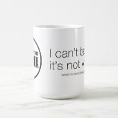 Homöopathischer Wodka - ich kann nicht glauben, Kaffeetasse (Mittel)