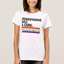 HOMOPHOBIA HAT EINE KURSE T-Shirt