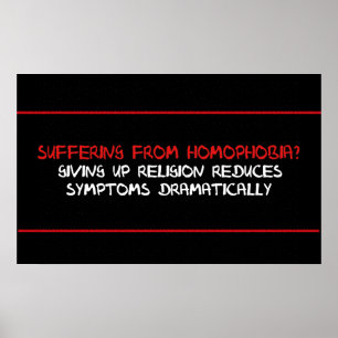 Homophobie-Heilung Poster