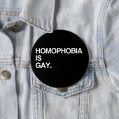 HOMOPHOBIE IST HOMOSEXUELL BUTTON (Beispiel)