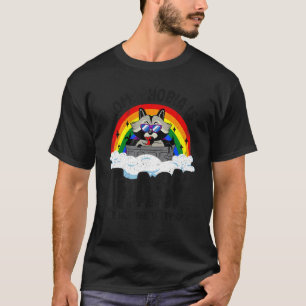 Homophobie ist Mülleimer Raccoon Rainbow Flag Gay T-Shirt