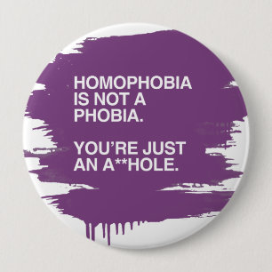 HOMOPHOBIE IST NICHT EINE PHOBIE BUTTON
