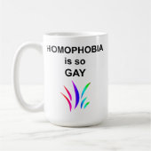 Homophobie ist so schwul kaffeetasse (Links)
