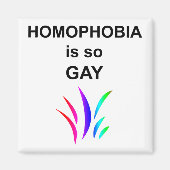 Homophobie ist so schwul magnet (Vorne)
