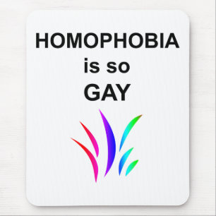 Homophobie ist so schwul mousepad