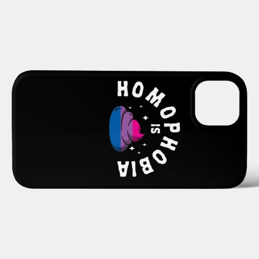 Homophobie wird LGBT Funny Bi Pride Gekackt Case-Mate iPhone Hülle (Rückseite (Horizontal))