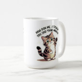 Homophon-Witz über Katzen Tasse (VorderseiteRechts)
