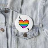 homoromantic asexualer As-Knopf Button (Beispiel)