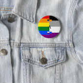 Homoromantic asexuales Homo-As-Button Button (Beispiel)