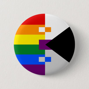 Homoromantic Demisexual Button