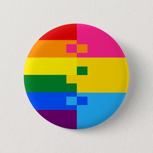 Homoromantic Pansexual Button (Vorderseite)