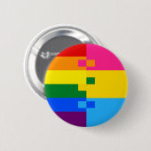 Homoromantic Pansexual Button (Vorne & Hinten)