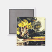 Homosassa, Dschungel (Florida), Winslow Homer Magnet (Vorderseite/Rückseite)
