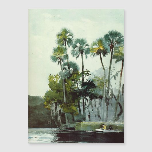 Homosassa River by Winslow Homer Magnetkarte (Vorderseite)