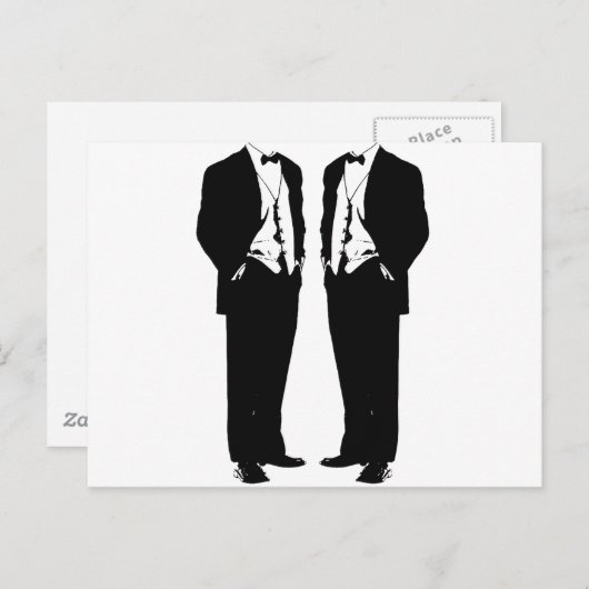 Homosehe Postkarte (Vorne/Hinten)