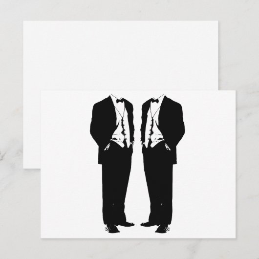 Homosehe Postkarte (Vorne/Hinten)