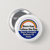 Homosexuell Button (Vorne & Hinten)