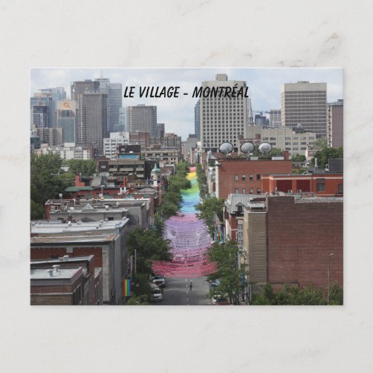 Homosexuell, Stolz, Fierté, Dorfschwul, montréal Postkarte (Vorderseite)