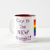 Homosexuell Zweifarbige Tasse (Vorderseite Links)