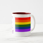 Homosexuell Zweifarbige Tasse (VorderseiteRechts)