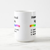 Homosexuelle Agenda Kaffeetasse (Mittel)