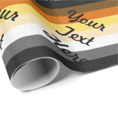 Homosexuelle Bärn-Stolz-Flagge Geschenkpapier (Rolleneckpunkt)