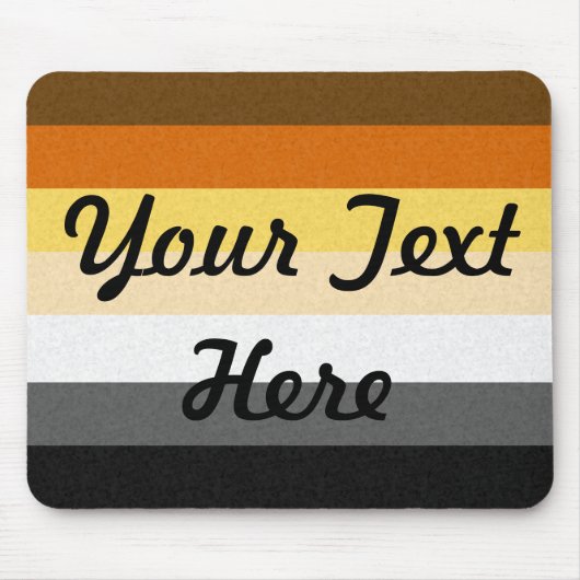 Homosexuelle Bärn-Stolz-Flagge Mousepad (Vorne)