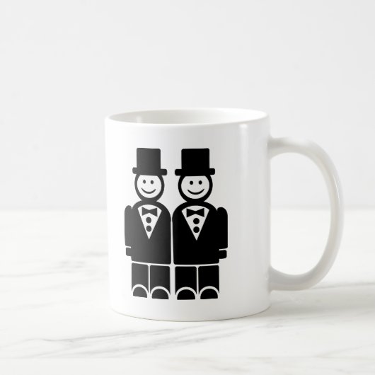 Homosexuelle Ehe Kaffeetasse (Rechts)
