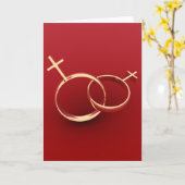 Homosexuelle Ehe Karte (Gelbe Blume)